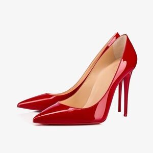 Red Patent Stiletto Heels